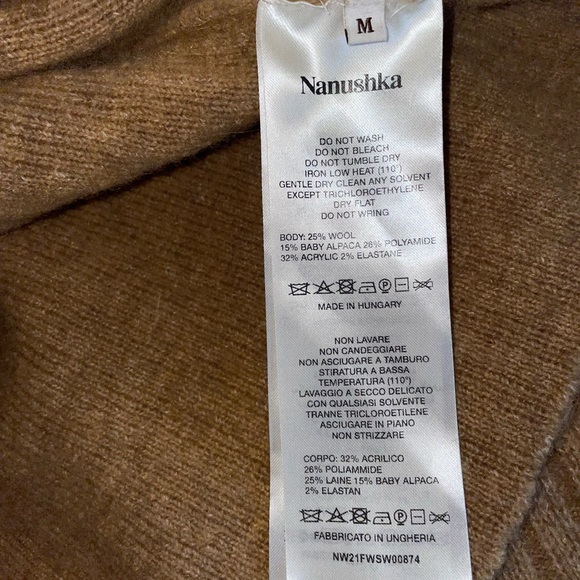 HOST PICK π₯ πGreat USED condition Nanushka M Sweater - Picture 13 of 13